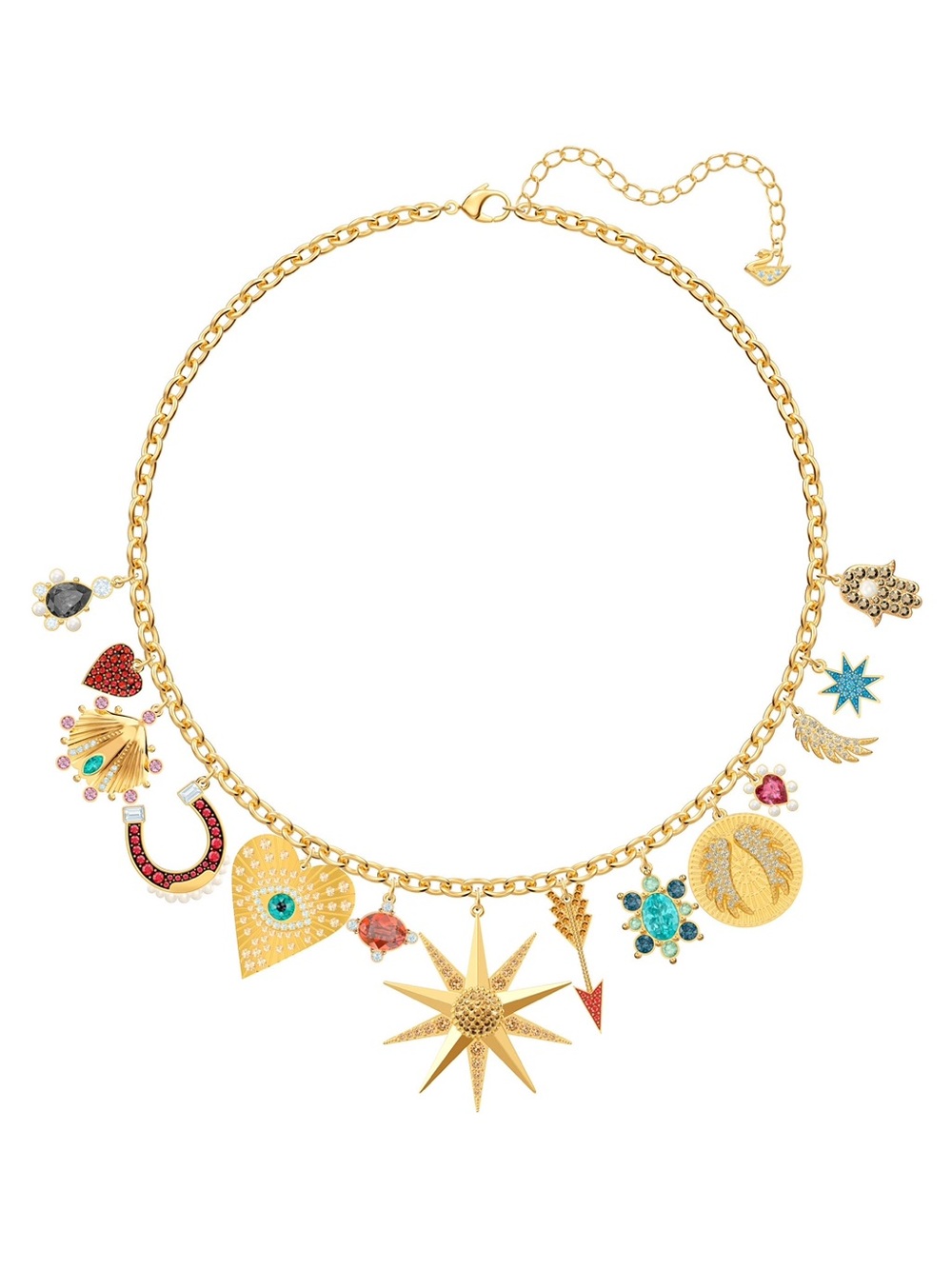 Swarovski Lucky Goddess Charm Necklace